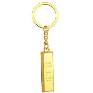 ميدالية تعليقه للحصالة علي شكل سبيكه ذهب تقليد